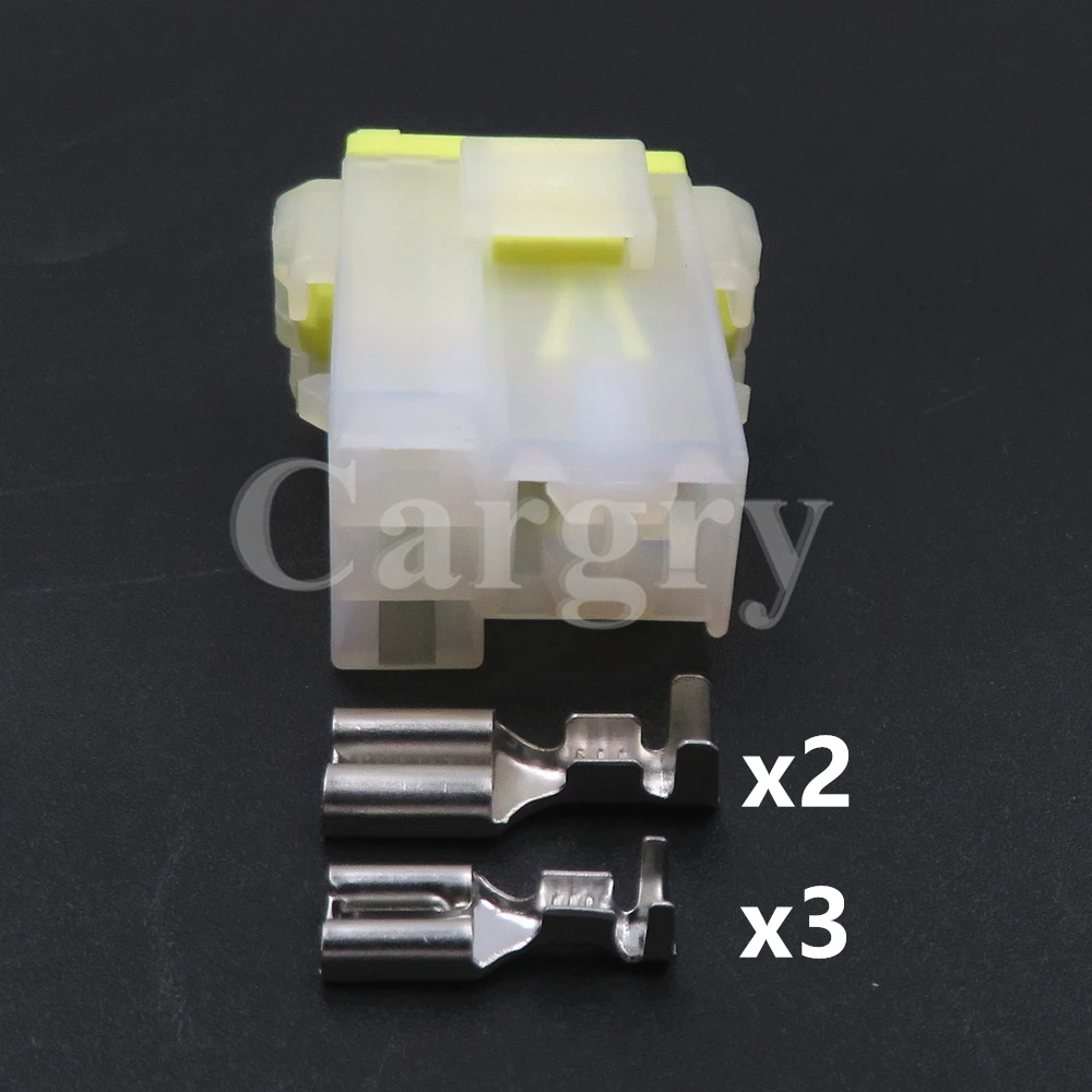 1 Set 5P Car Cable Socket Auto Plastic Housing Wire Electrical Connector AC Assembly Auto Modification Plug