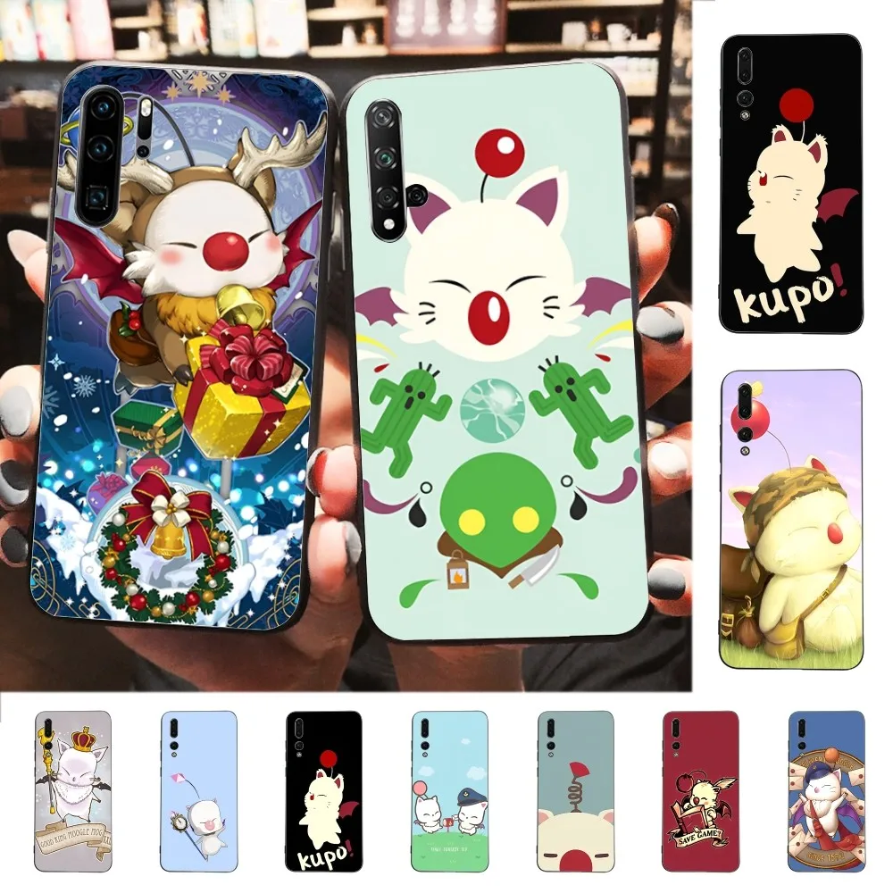 Moogle Final Fantasy Phone Case For Huawei P 8 9 10 20 30 40 50 Pro Lite Psmart Honor 10 lite 70 Mate 20lite