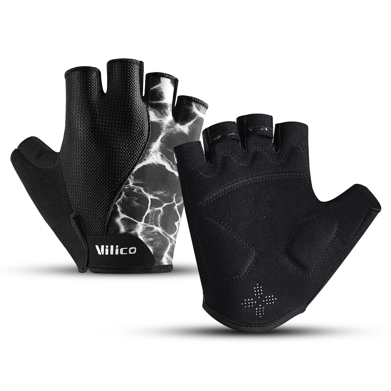 Halbfinger Outdoor Radfahren Anti Slip Anti Schweiß Männer Frauen Halbfinger Handschuhe Atmungsaktive Anti Shock Sport Handschuhe