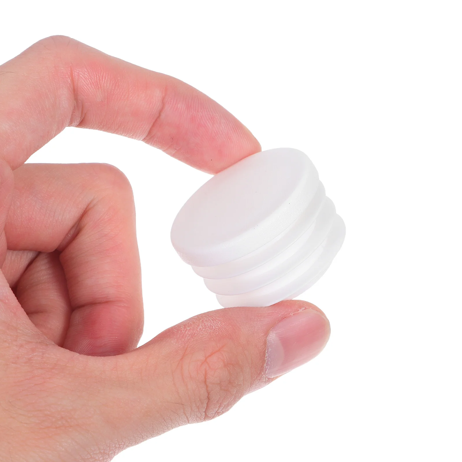 

60Pcs Round Plastic End Caps Tube Plug Insert White Furniture Chair Leg Tubing Pipe Cap Protector Dustproof Tubing End Caps