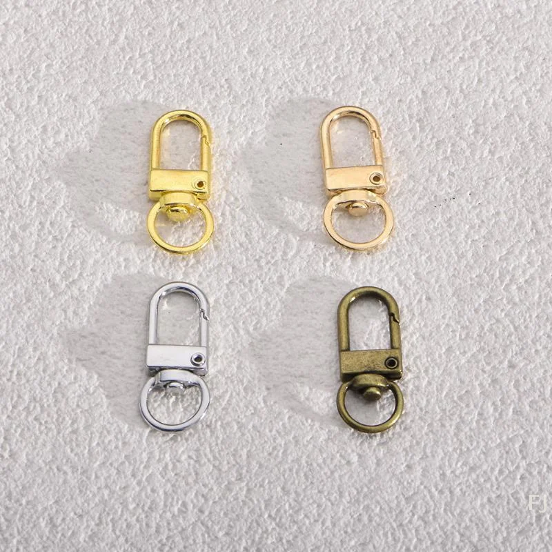[YU]8pcs/lot Metal Universal Buckle Bag Buckle Multi Color Optional Key Buckle Alloy Buckle Lobster Buckle Bag Accessories