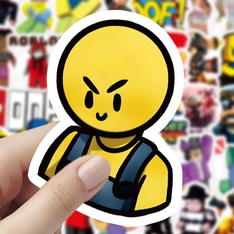 120 قطعة/المجموعة Roblox الإبداعية ألعاب الكرتون الكتابة على الجدران ملصقات سكوتر الغيتار عربة صندوق PVC ملصقات مقاومة للماء ديكور المورد #3