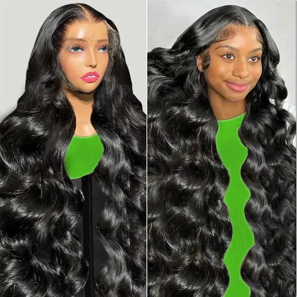 

Парик из бразильских натуральных волос Body Wave 200% плотности, 40 дюймов, с HD-кружевной фронтальной частью 13x6, предварительно выщипанный, для женщин, парик с кружевной фронтальной частью 13x4, 5x5