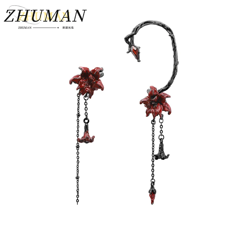 

ZHUHE Mandala Clip New Gothic Style For Men And Women Jewelry Accessories Party Gifts