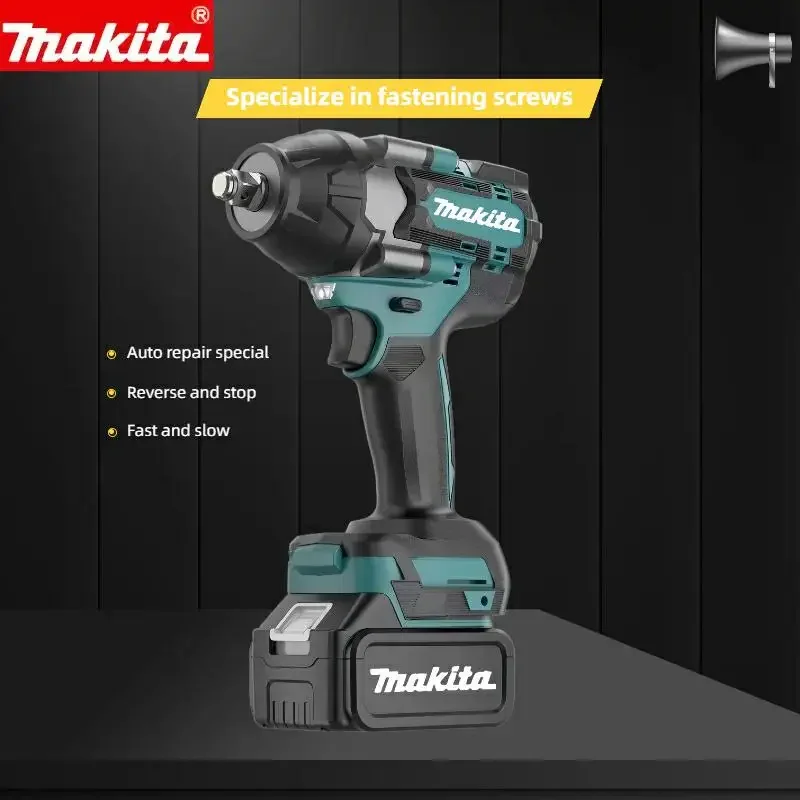Makita DTW700 Cordless Brushless Impact Wrench 18V, Heavy-Duty Large Torque Lithium Wrench for Bolt Tightening（only tool）