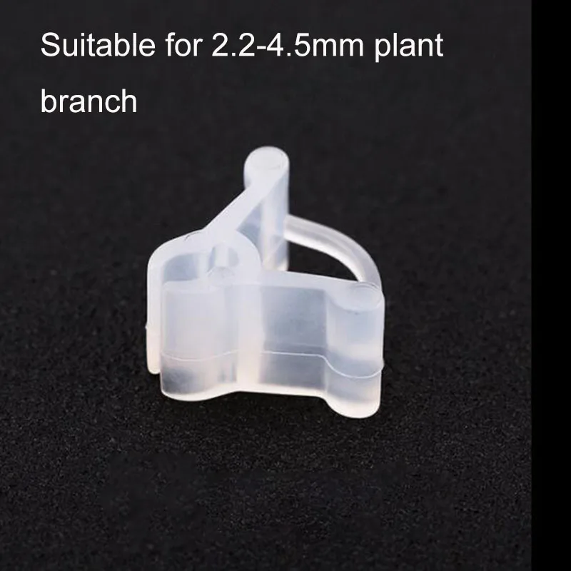 100 stks/set Tuin plant veg Enten Clips Groente Bloem Transparante universele Clips Tuinieren Ornamenten Gereedschap Plastic a1