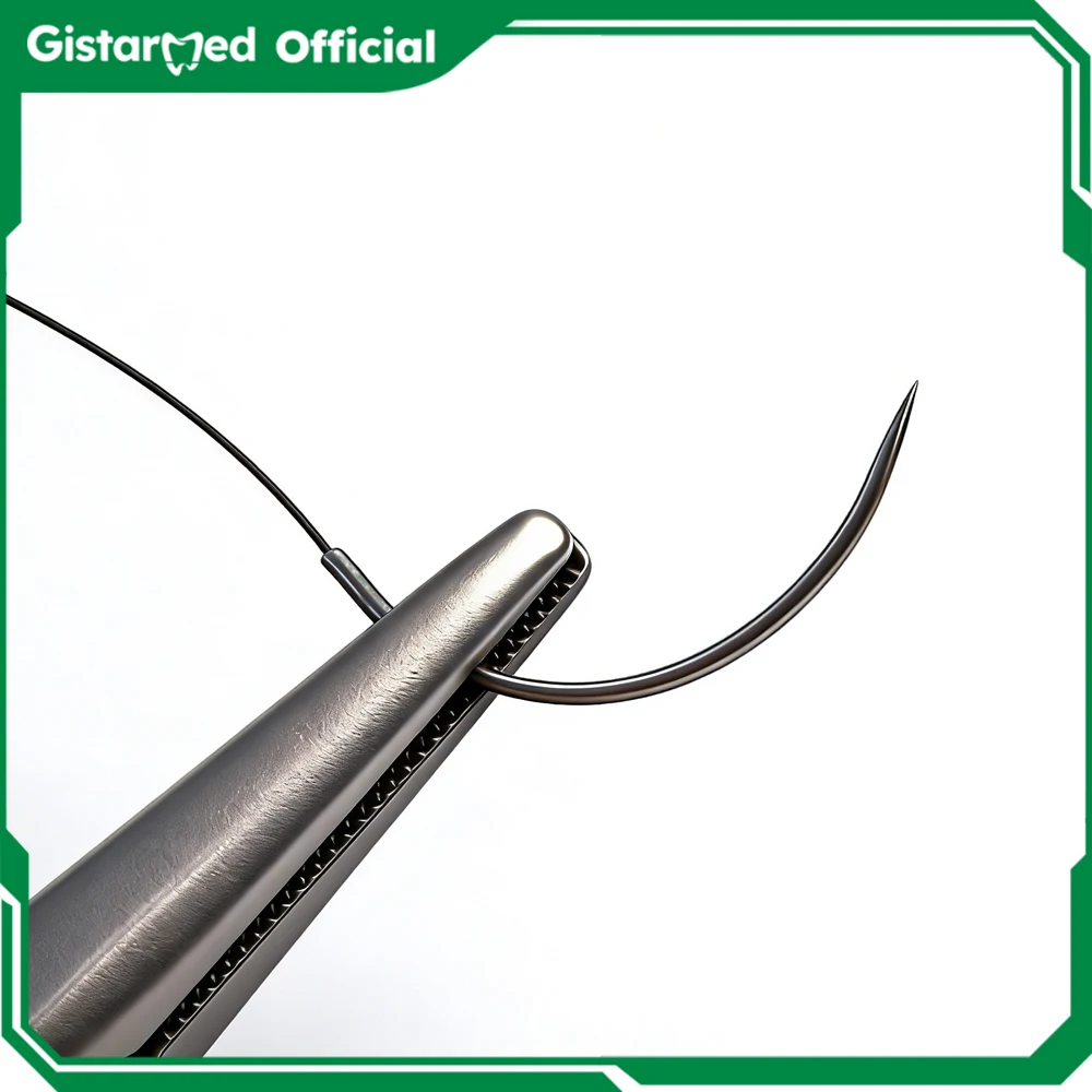 Dental Needle Holder Plier 12/14/16cm Forcep  Reusable Stainless Steel Gold Plated Handle Orthodontic Forcep Surgical Instrument