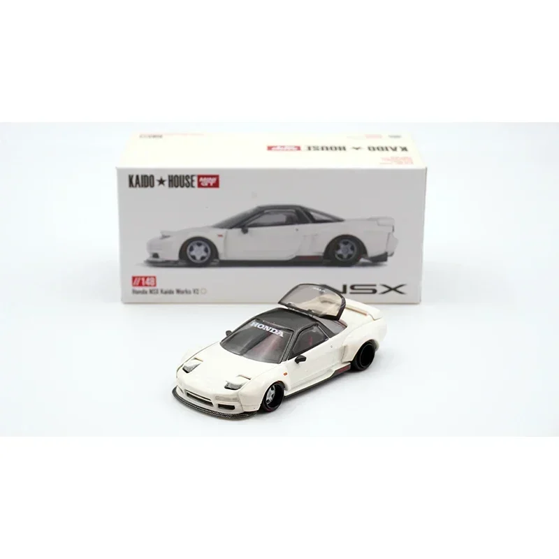 

MINIGT KHMG148 1:64 Honda NSX NA1 V2 Открываемый капот Литая под давлением модель автомобиля Kaido House