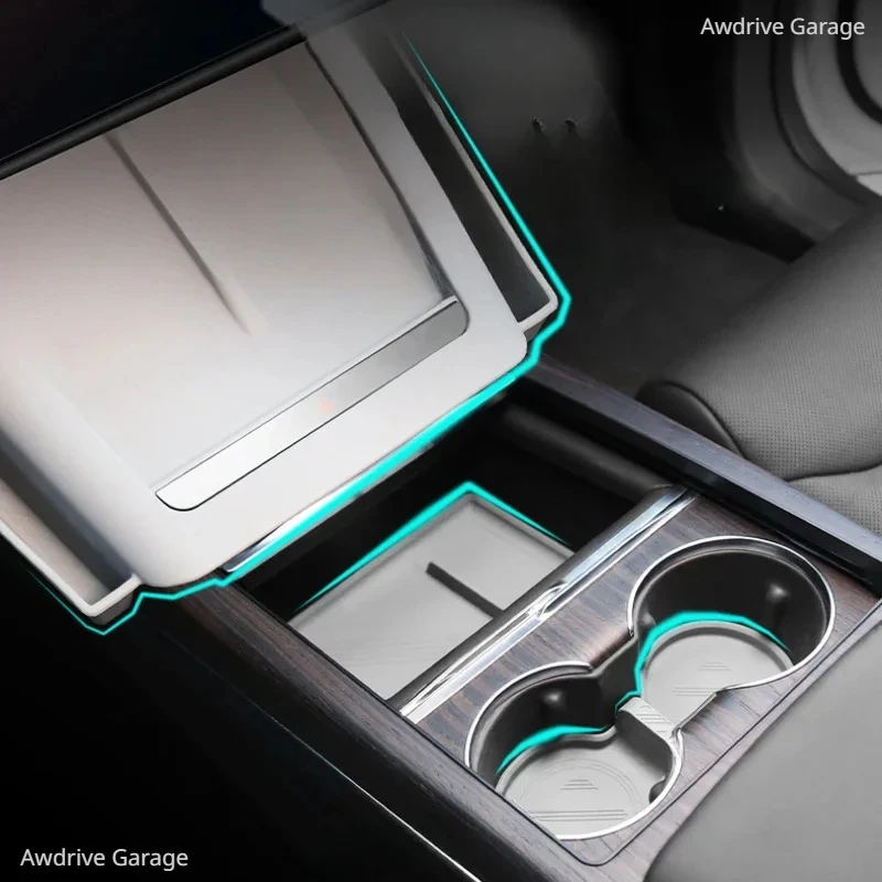 Central Control Storage Box For Tesla Model X S Center Console Storage Pad Armrest Box Storage Pads ModelX Car Accessories 2023