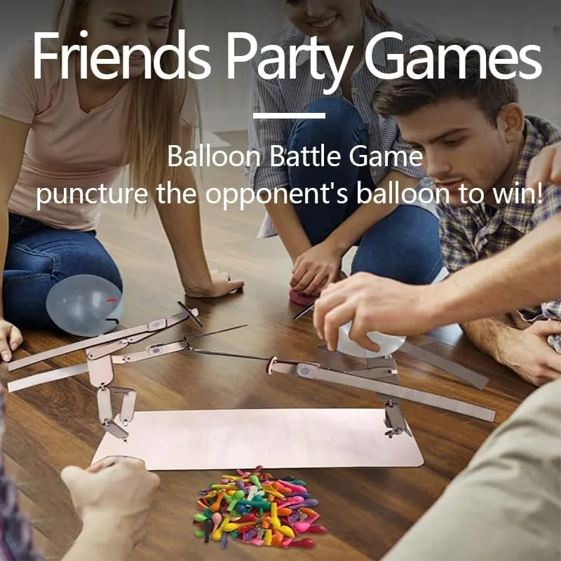 Nuevo globo de bambú para hombre, versión gruesa de batalla, marionetas de esgrima para hombre de bambú, juego de batalla para 2 jugadores, Whack A Balloon Party Home