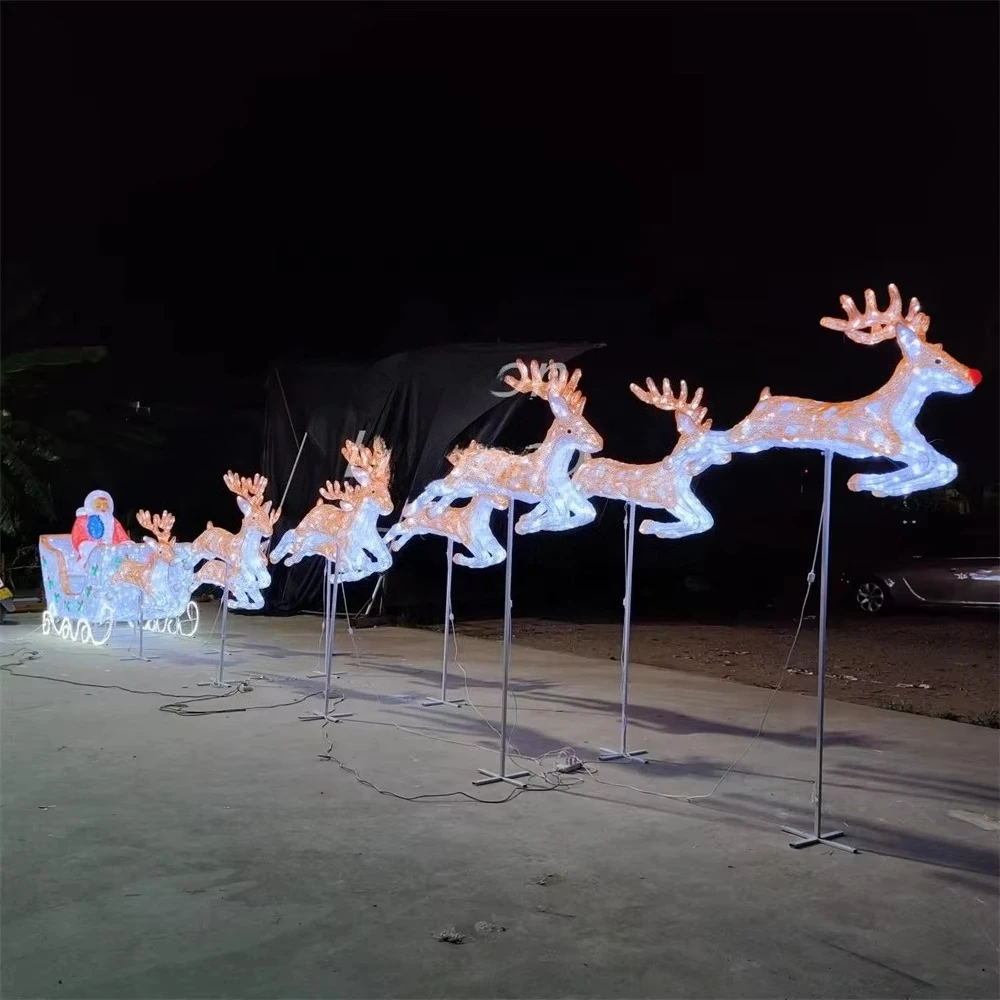 Illuminated Outdoor Christmas Deer Fast Delivery