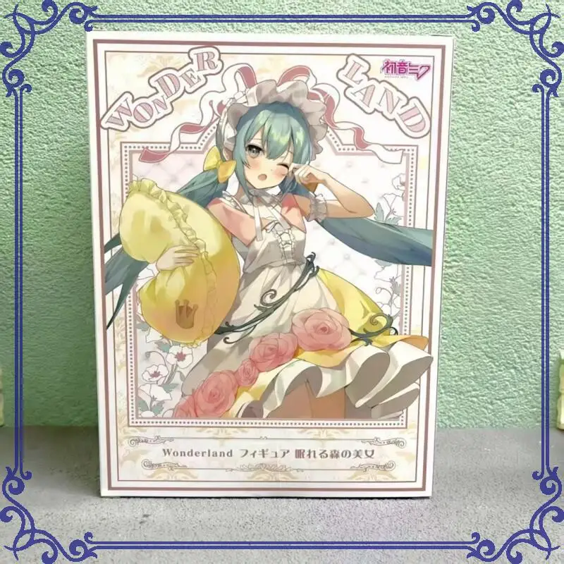 

Хацунэ Мику Страна Чудес Спящая Красавица ПВХНовая и неоткрытая коллекционная фигурка Игрушечная фигурка Модель Коллекционная игрушка Подарочный орнамент кукла