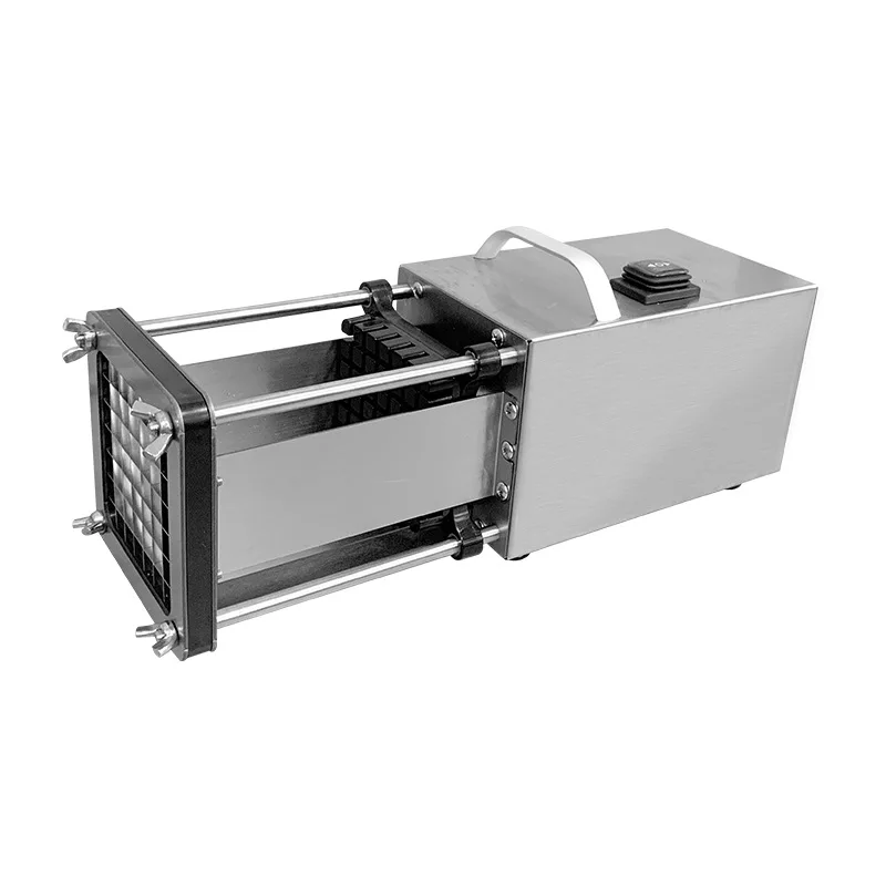 Commercial Stainless Steel Electric French Fries Cutter Automatic Potato Strip Cutting Machine Kitchen Electric Potato Slicing