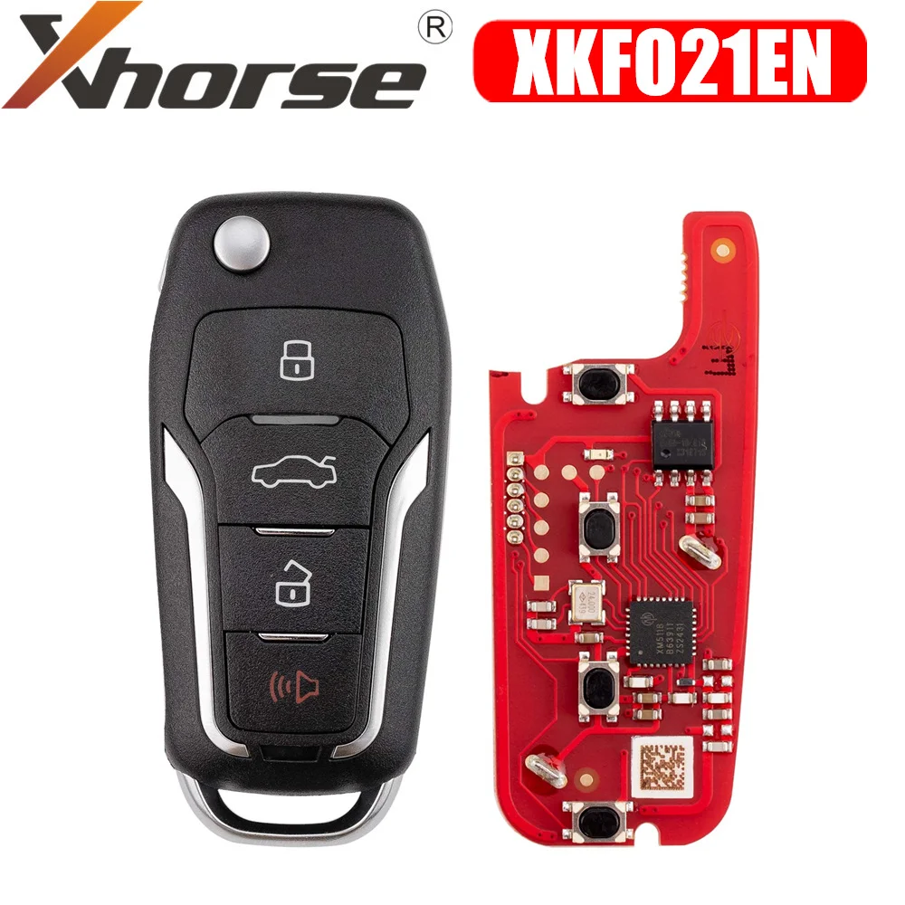 

Xhorse XKFO21EN for Ford 2nd Generation Wire Remote Key 4 Buttons English Version