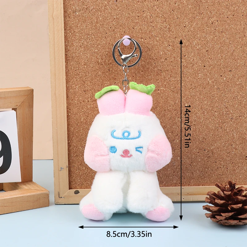 Kawaii Kaninchen Plüsch Puppe Duft niedlichen Cartoon Hase ausgestopfte Puppe Plüschtiere Schlüssel bund Rucksack Anhänger für Kinder Geschenke