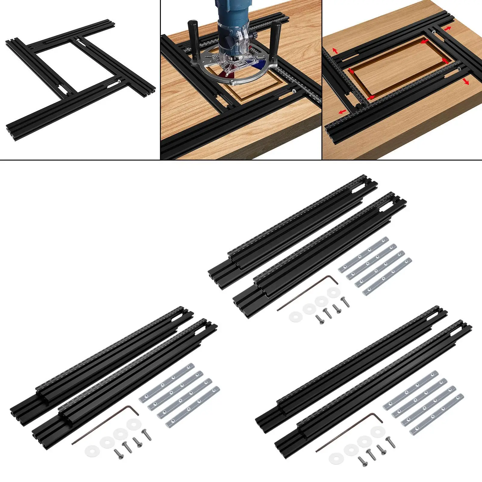 Routing Jig Frame System Solid Practical for Carpentry Repair Professional