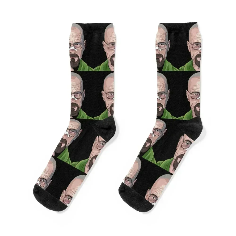

Walter White - Breaking Bad Socks christmas gift Soccer luxe man Socks Girl Men's