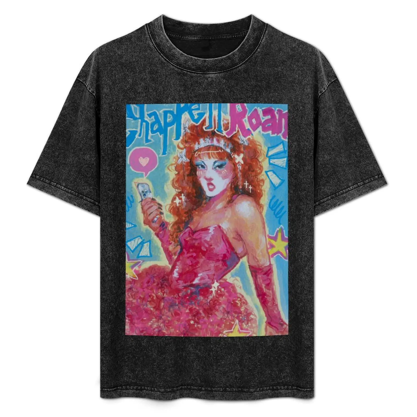 Chappell Roan With Text T-Shirt Casual Everyday Short Sleeve T-Shirt — купить у AliExpress WW