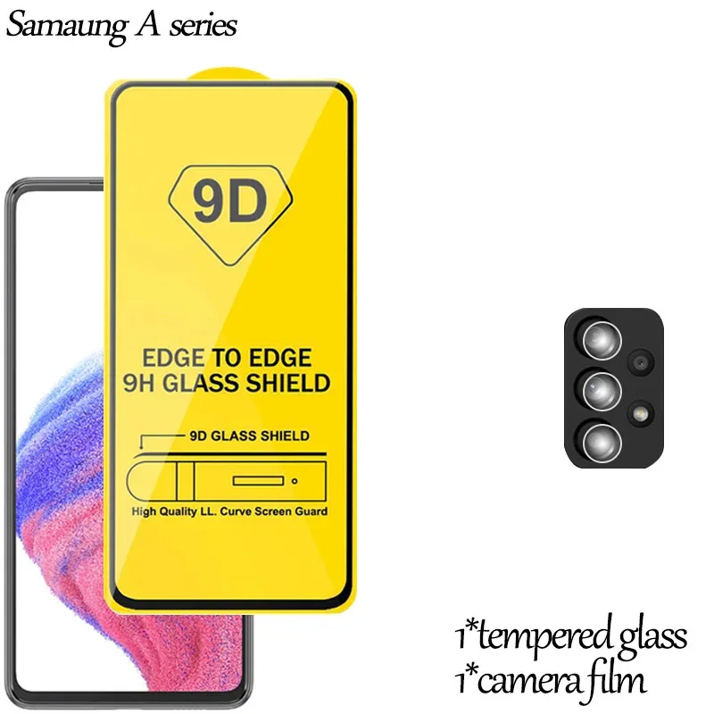 mica/lamina samsung a 54, screen protector for samsung a73 a14 a24 galaxy a53 5g protective tempered glass samsung a52 a52s camera lens film samsung