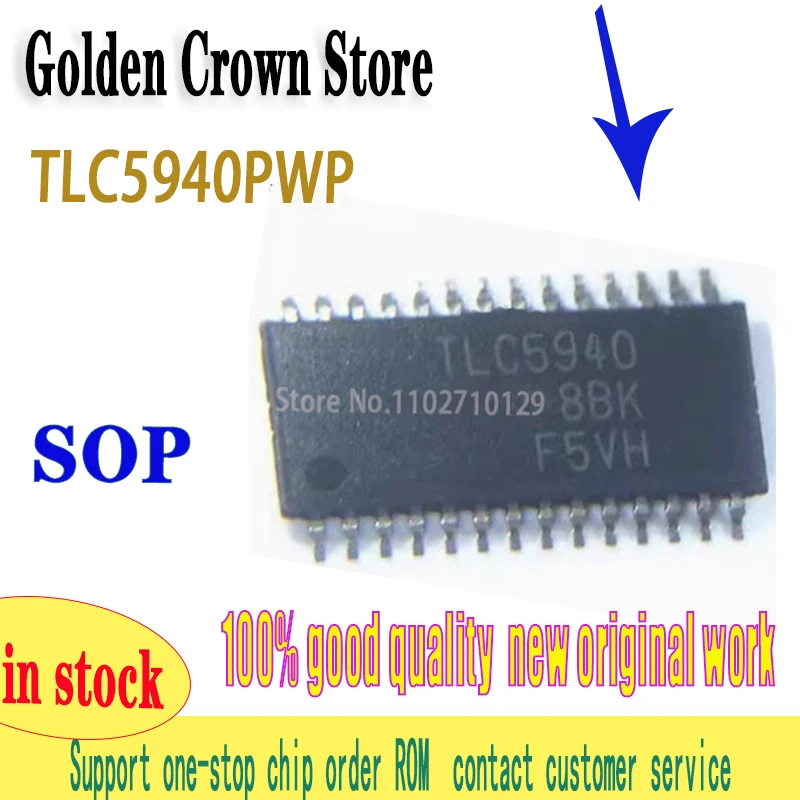 TLC5940PWP TLC5940 TSSOP-28 work new original in stock 1~10pcs/lot
