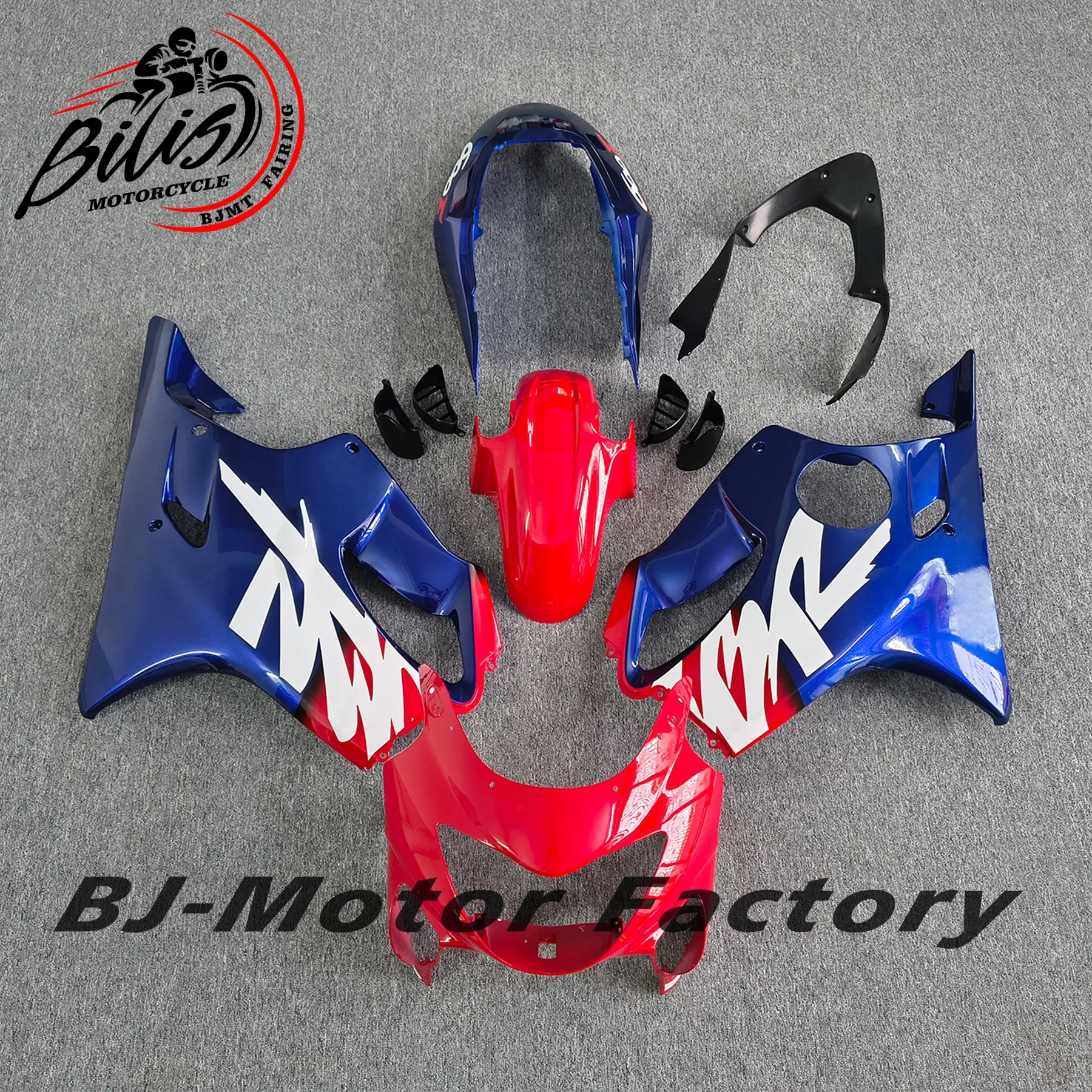 

TOP Motorcycle Fairings Kit for HONDA CBR600F4 1999 2000 CBR600 F4 CBR 600F4 99 00 Injection Red White Blue Bodywork Set