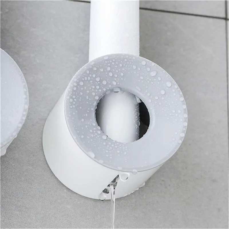 New 1pc Electric Toothbrush Holder Wall-Mounted Dustproof Toothbrush Holder Perforated Bathroom Electric Toothbrush Brush Holder