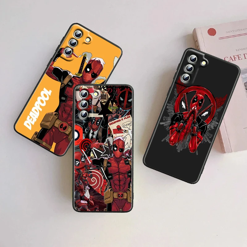 Death Attendant Marvel Cool For Samsung Galaxy S24 S23 S22 S21 S20 FE S10 S10E Plus Ultra Pro Lite 5G Black Cover Phone Case