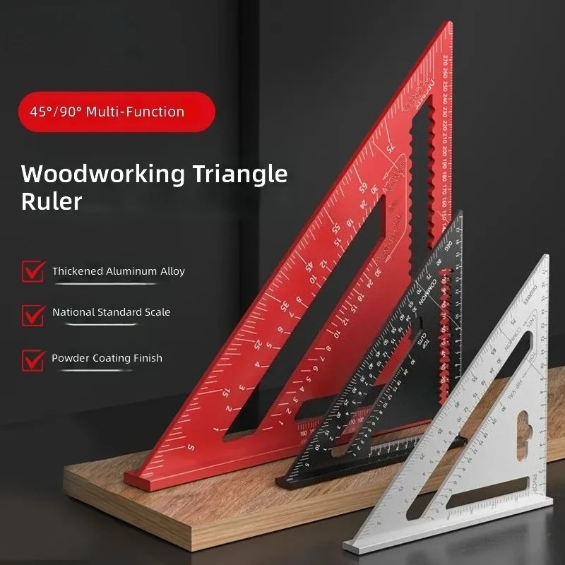 for Electric Triangle Ruler Engineering Woodworking Special 90 Degree Ruler Home Decoration Tools 45 Degree Ruler