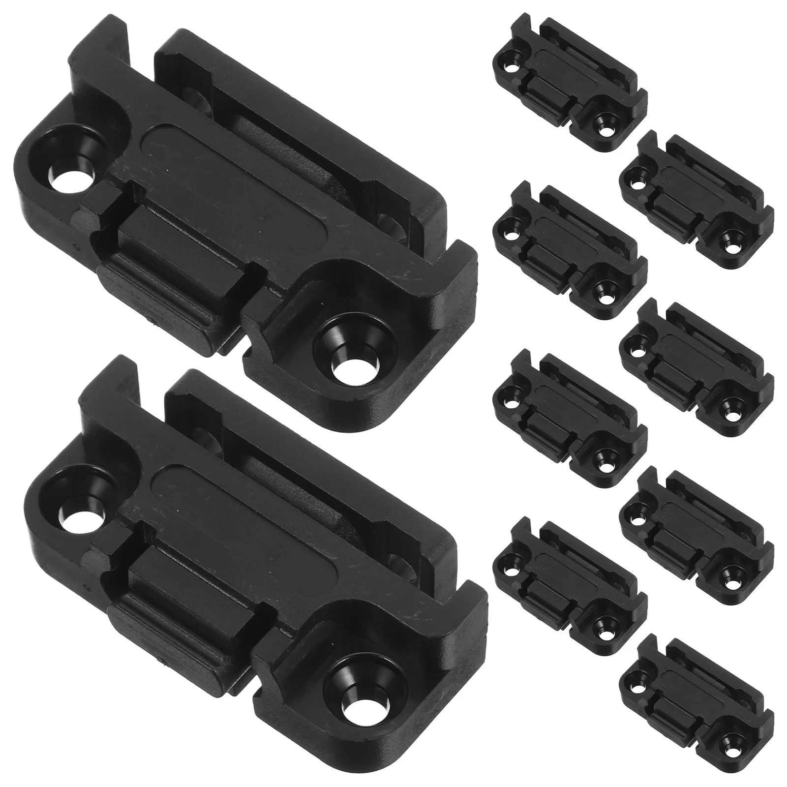 

10pcs Roman Column Clip Connectors Heavy Duty Plastic Angle Corner Brackets For Wall Panels Shelves Solid Wood Boards Extrusion