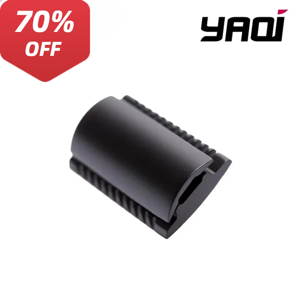 

Razor "The FLIPSIDE by Yaqi" A Dual Comb Dual Aggression Level Mens Double Edge Razor Head In Black