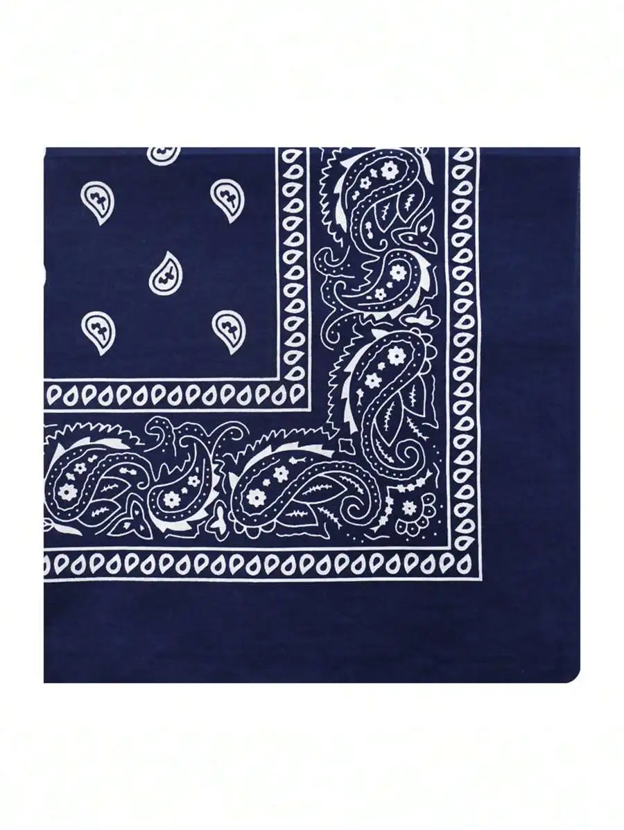 

Paisley Print Square Bandana Scarf Head Wrap Wristband Face Mask Unisex Adult
