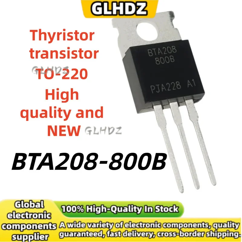 10PCS-30PCS BTA208-800B TO-220 High quality and NEW Thyristor transistor In the warehouse