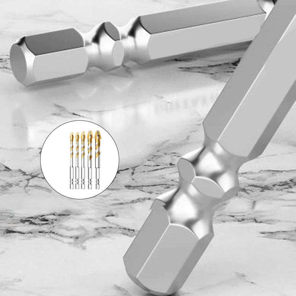 Fliesenbohrer-Set, 9-Blatt-Bohrer-Set, Heimwerker, Bohrer-Set mit neun Klingen, elegante Verpackung, verbesserte Stabilität