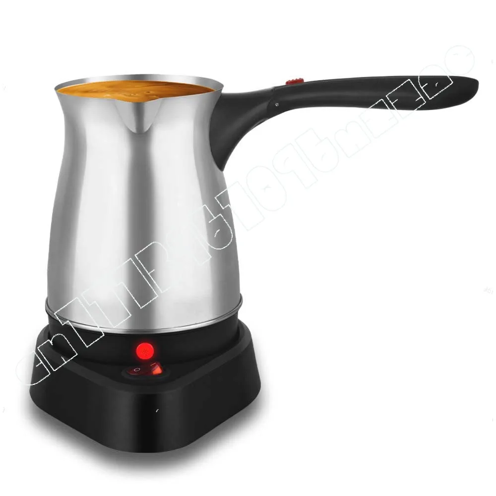 Turkish Coffee Pot with Handle Stainless Steel Electric Brewing Coffee Machine Kettle 500ml
