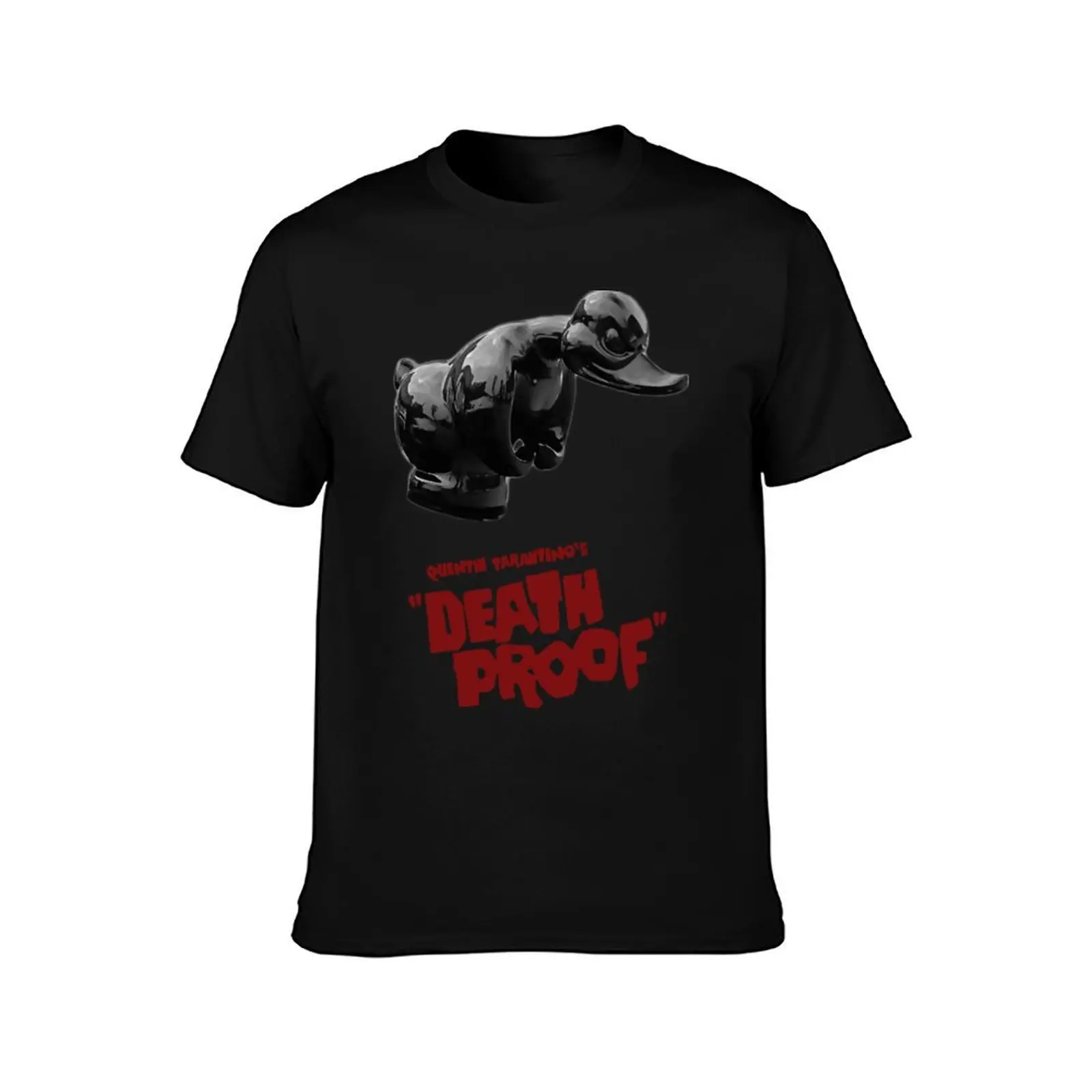 Death Proof - Duck Sticker T-Shirt Breathable Basic Cotton T-Shirt