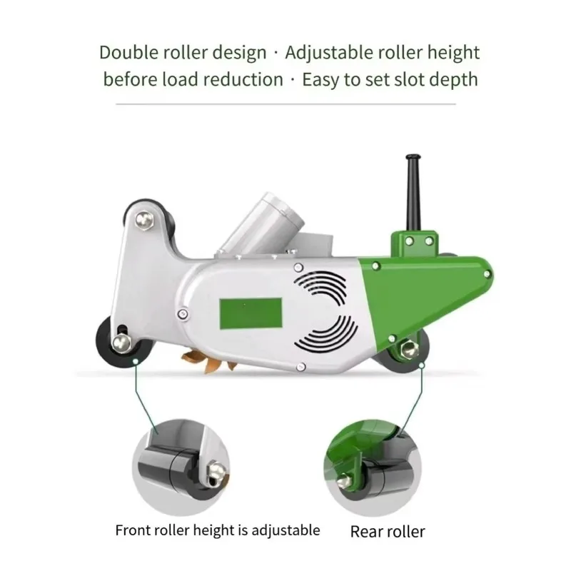1200W Electric Construction Tool Milling Cutter Wall Chaser Lightweight Brick Wall Grooving Machine