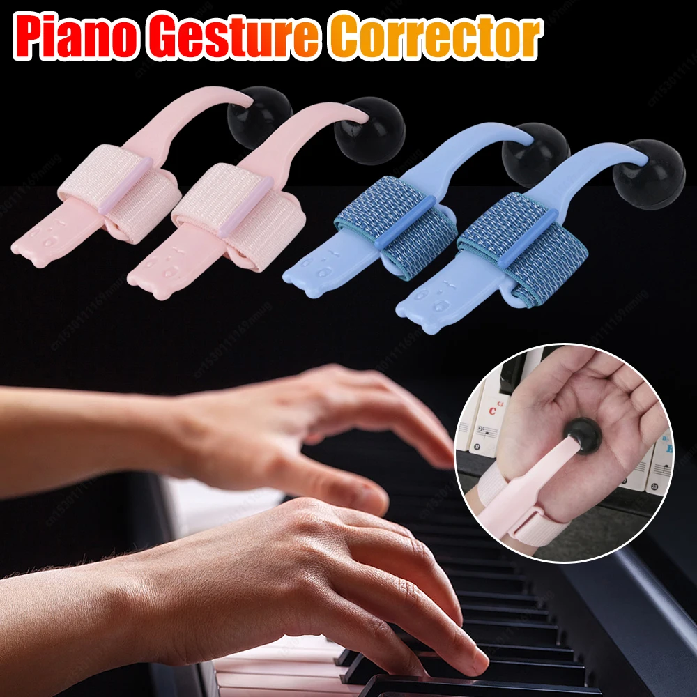 Corrector de Postura para Piano con Soporte para Palmas, Entrenador de Dedos para Piano, Herramienta para Ejercitar la Forma de la Mano, Ejercitador de Dedos para Niños