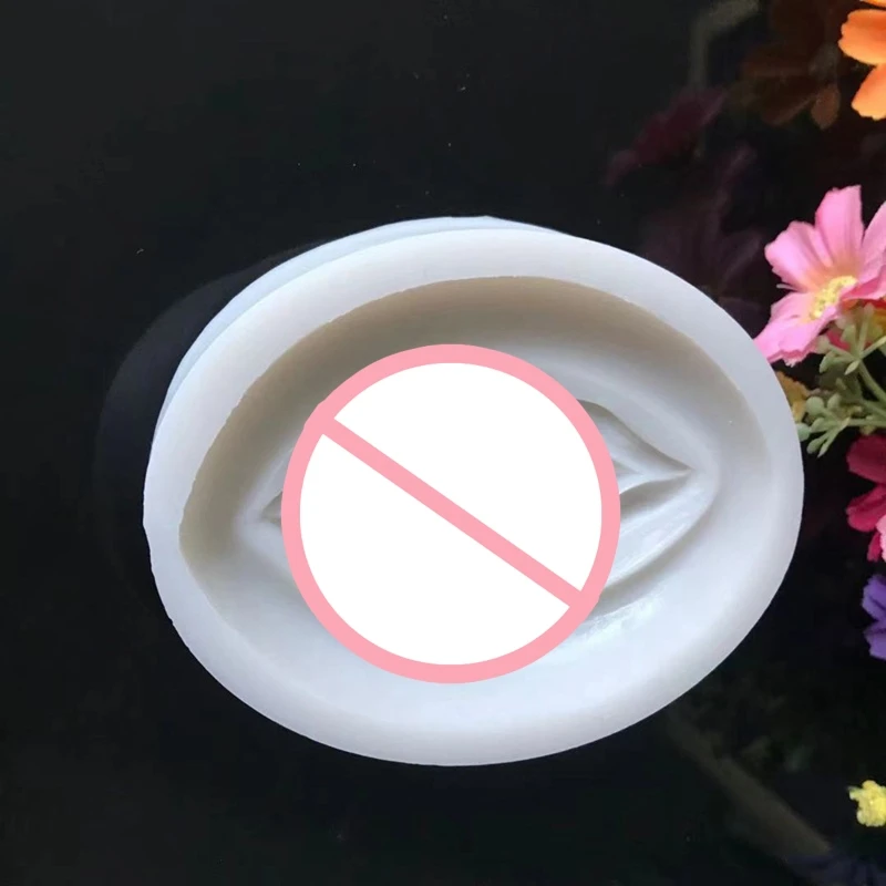 Molde de vela Q0KE para órgano femenino, fabricación de velas especiales, molde de silicona para el cuidado del cuerpo femenino,