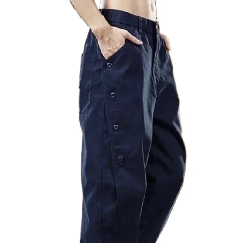 Slacks Trousers Man Fashion Techwear Long Cotton Y2k Vintage Straight Cargo Pants for Men Loose Regular Fit Designer Harajuku