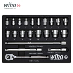 Wiha 22 Pcs 3/8