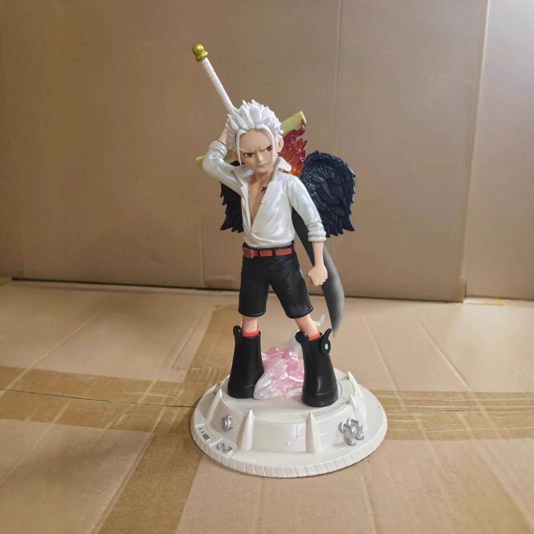 

30cm One Piece - Seraphim Hawkeye, Dracule Mihawk Anime Character Statue Collection Desktop Decoration Ideal Gift For Anime Fans