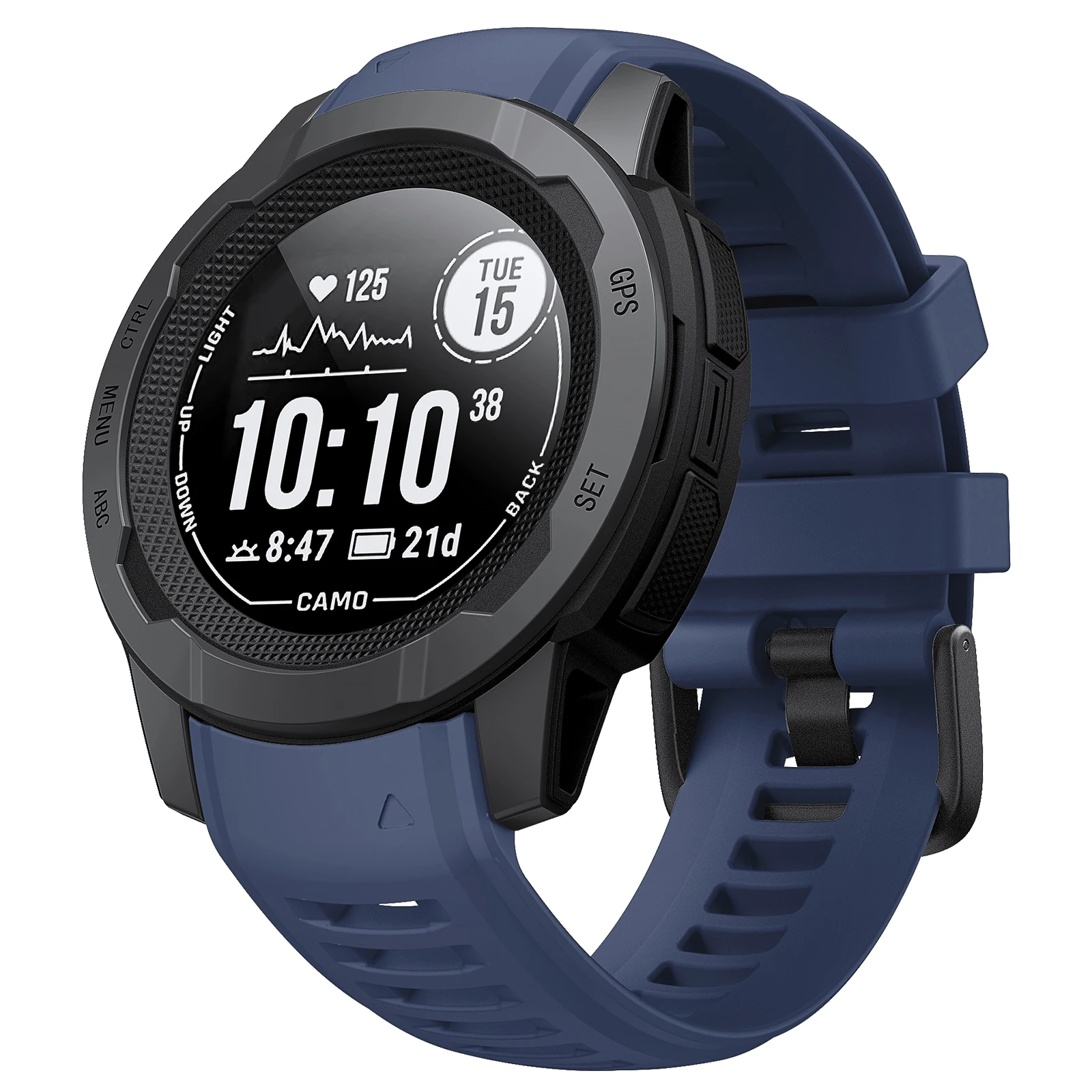 부드러운 실리콘 시계 스트랩, Garmin Instinct 2S & 2,Instinct 2s 패션 고무 팔찌 Instinct2 교체 가능한 손목 밴드