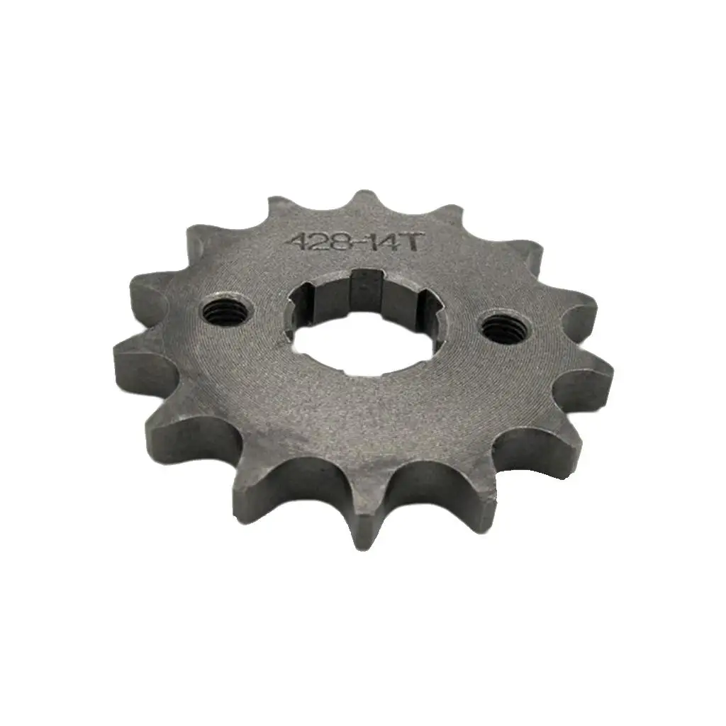 14T 428 Chain/Pitch 20mm Front Sprocket Cog for Pit Trail Dirt Bike ATV