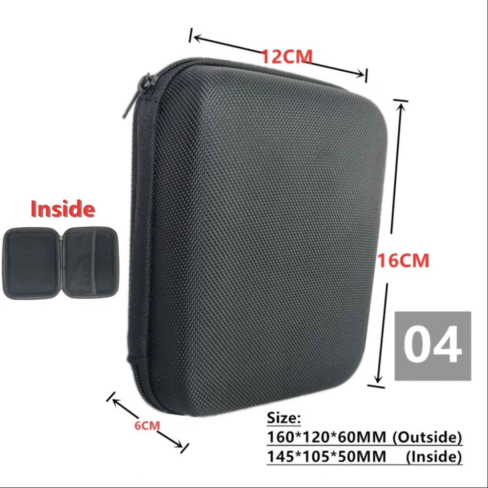 Digital Multimeter Bag Tool Storage Bags for Electronic Accessories Shockproof Bag EVA Box Case Earphone Data Cable Storage Bag