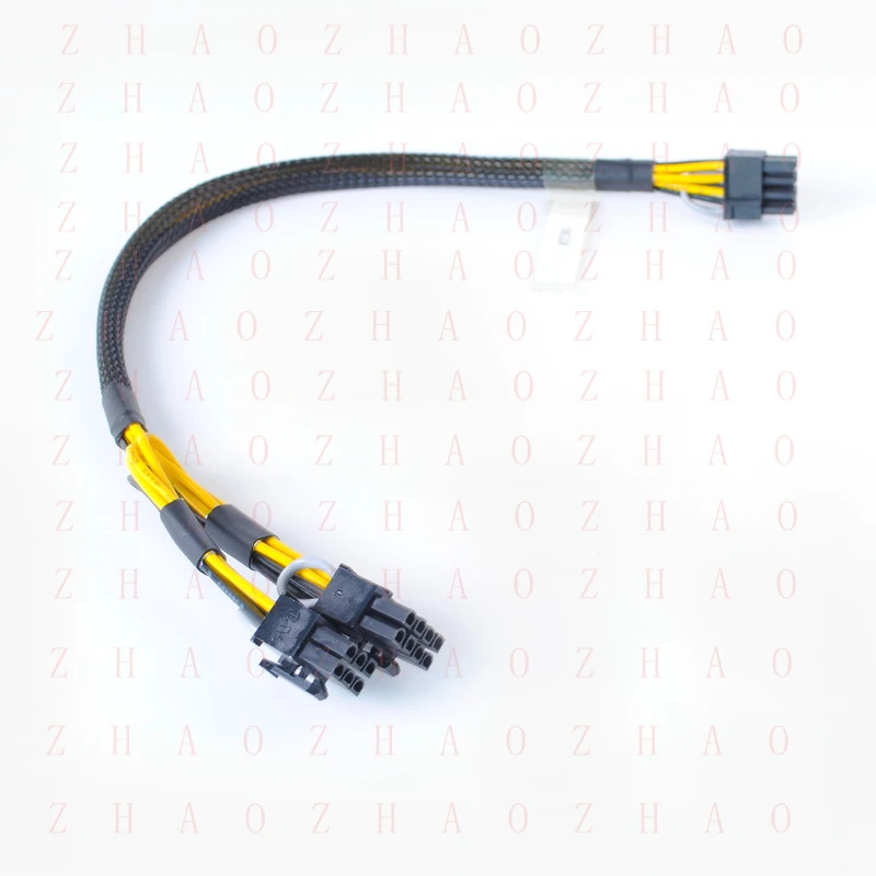 Cabo de alimentação L+ 8 pinos para 8+6 pinos para GPU DELL R730 e NVIDIA Tesla K20 C2050 M2070