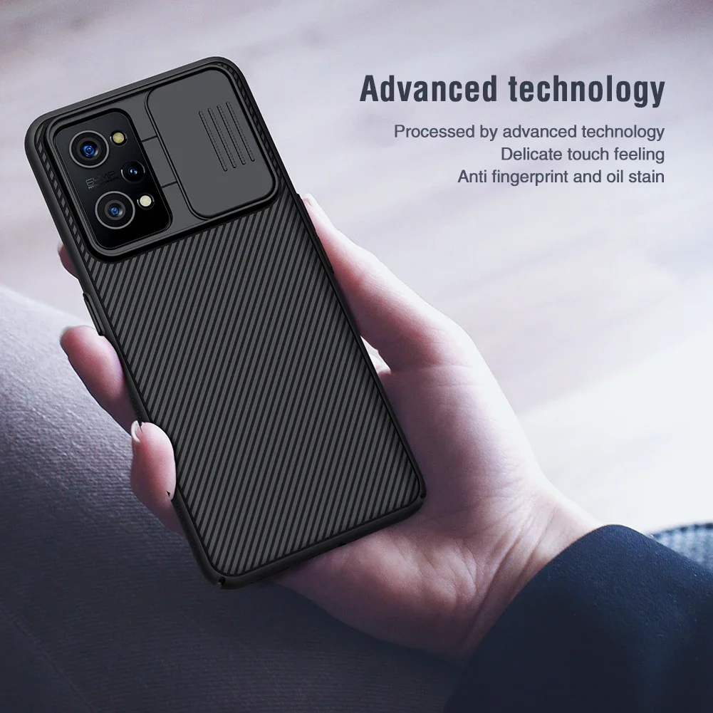 

For OPPO Realme GT2 Case NILLKIN CamShield Case Slide Camera Lens Privacy Protection Phone Back Cover For Realme GT 2