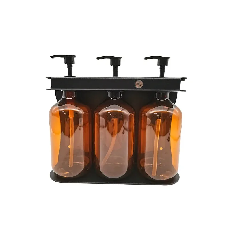 Stainless Steel 304 Double Soap Dispenser with Sponge Holder 2-in-1 Liquid Soap Dispenser