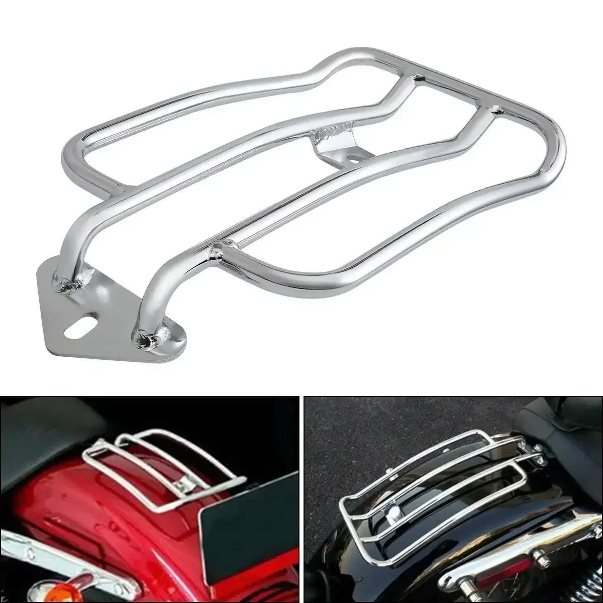 

For Harley XL Sportsters 883 1200 2004-2021 2017 Moto Acsessories Solo Seat Luggage Rack Carrier