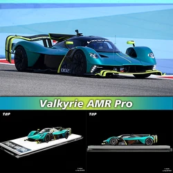 TOP 1:64 Valkyrie AMR Pro Green Diecast Diorama Car Model Collection Miniature Toys