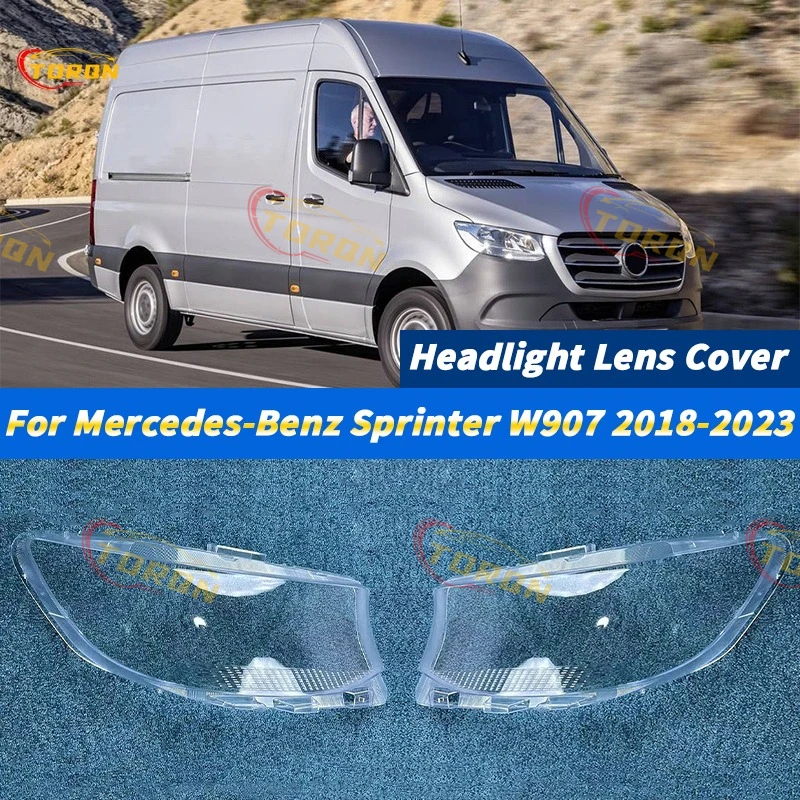 

For Mercedes-Benz Sprinter W907 2018 2019 2020 2021 2022 2023 Car Headlight Lens Cover dust cover for headlights car accessories